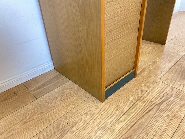 WMK I Sehr hübscher kleiner heller Mid-Century Schreibtisch mit Rollladen und Schubladen I Arbeitstisch Bürotisch Sekretär Desk Kinderschreibtisch Retro Vintage 60er 70er I Berlin Regensburg Hannover