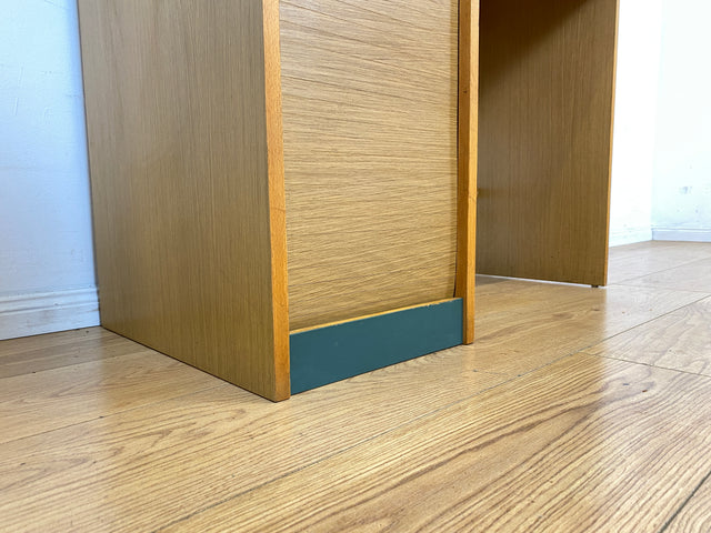 WMK I Sehr hübscher kleiner heller Mid-Century Schreibtisch mit Rollladen und Schubladen I Arbeitstisch Bürotisch Sekretär Desk Kinderschreibtisch Retro Vintage 60er 70er I Berlin Regensburg Hannover