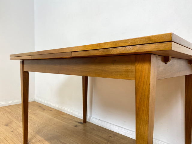 WMK I Minimalistischer ausziehbarer 60er Jahre Esstisch I Tisch Holztisch Esszimmertisch Küchentisch Ausziehtisch Dining Table Stühle Küchenstühle Mid-Century Vintage Berlin Augsburg Frankfurt 50er