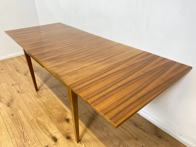 WMK I Minimalistischer ausziehbarer 60er Jahre Esstisch I Tisch Holztisch Esszimmertisch Küchentisch Ausziehtisch Dining Table Stühle Küchenstühle Mid-Century Vintage Berlin Augsburg Frankfurt 50er
