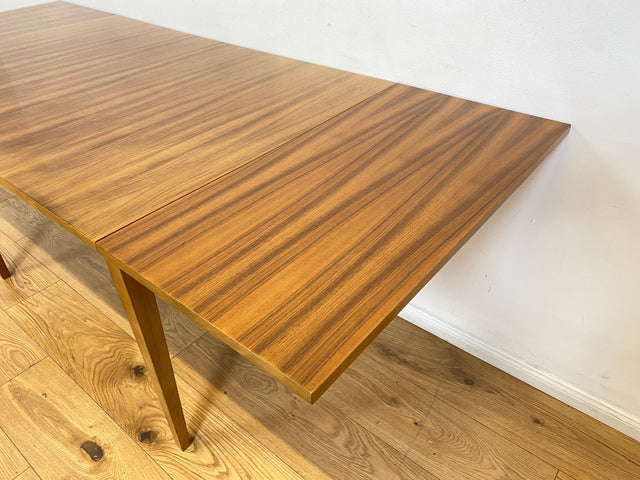WMK I Minimalistischer ausziehbarer 60er Jahre Esstisch I Tisch Holztisch Esszimmertisch Küchentisch Ausziehtisch Dining Table Stühle Küchenstühle Mid-Century Vintage Berlin Augsburg Frankfurt 50er
