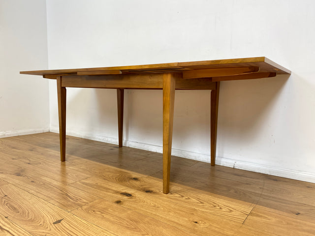 WMK I Minimalistischer ausziehbarer 60er Jahre Esstisch I Tisch Holztisch Esszimmertisch Küchentisch Ausziehtisch Dining Table Stühle Küchenstühle Mid-Century Vintage Berlin Augsburg Frankfurt 50er