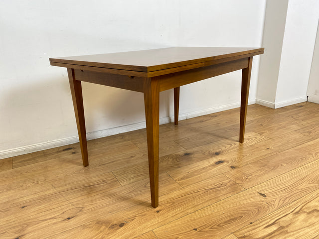 WMK I Minimalistischer ausziehbarer 60er Jahre Esstisch I Tisch Holztisch Esszimmertisch Küchentisch Ausziehtisch Dining Table Stühle Küchenstühle Mid-Century Vintage Berlin Augsburg Frankfurt 50er