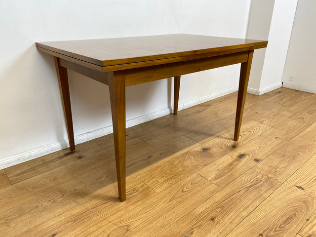 WMK I Minimalistischer ausziehbarer 60er Jahre Esstisch I Tisch Holztisch Esszimmertisch Küchentisch Ausziehtisch Dining Table Stühle Küchenstühle Mid-Century Vintage Berlin Augsburg Frankfurt 50er