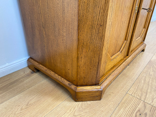 WMK # Schöne & geräumige dänische antike Kommode aus massiver Eiche mit Schublade # Schrank Weichholzkommode Wickelkommode Sideboard Anrichte Flurschrank Schuhschrank Küchenschrank Jugendstil Vintage