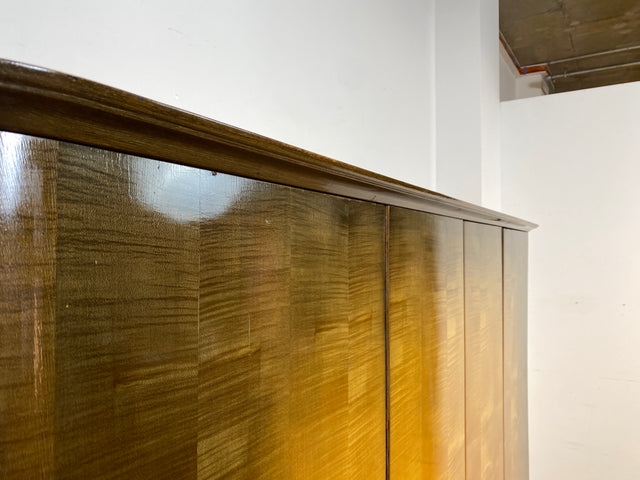 WMK I Versand 85€ I Besonders schöner großer 50er Jahre Kleiderschrank aus vollem Holz I Schrank Schlafzimmerschrank Wäscheschrank Wardrobe Rockabilly Mid-Century Vintage 60er Berlin Bochum Magdeburg