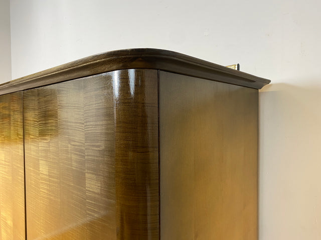 WMK I Versand 85€ I Besonders schöner großer 50er Jahre Kleiderschrank aus vollem Holz I Schrank Schlafzimmerschrank Wäscheschrank Wardrobe Rockabilly Mid-Century Vintage 60er Berlin Bochum Magdeburg