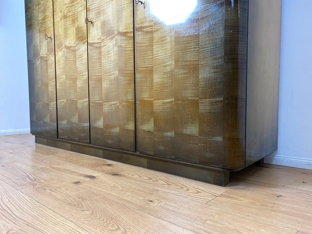 WMK I Versand 85€ I Besonders schöner großer 50er Jahre Kleiderschrank aus vollem Holz I Schrank Schlafzimmerschrank Wäscheschrank Wardrobe Rockabilly Mid-Century Vintage 60er Berlin Bochum Magdeburg