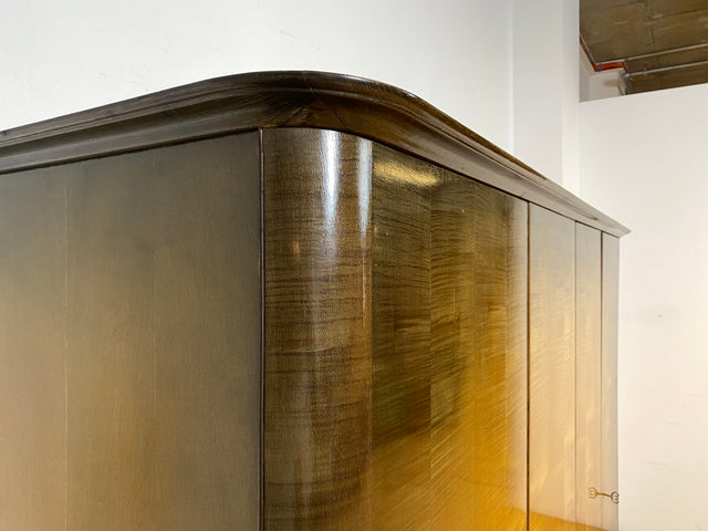 WMK I Versand 85€ I Besonders schöner großer 50er Jahre Kleiderschrank aus vollem Holz I Schrank Schlafzimmerschrank Wäscheschrank Wardrobe Rockabilly Mid-Century Vintage 60er Berlin Bochum Magdeburg