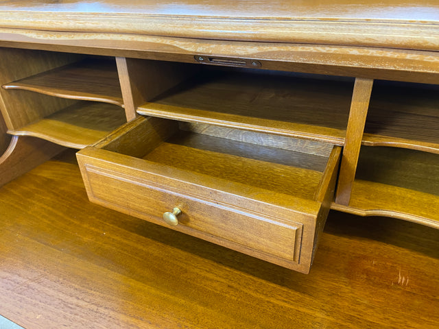 WMK I Sehr eleganter handverzierter Vintage Sekretär im antiken Stil I Schreibkommode Schreibschrank Schreibtisch Schminktisch Frisierkommode Lady Stilmöbel Chippendale I Berlin Koblenz Chemnitz