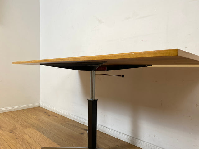 WMK I Stilvoller höhenverstellbarer 70er Jahre Designer Tisch von Wilhelm Renz I Esstisch Couchtisch Küchentisch Mittelfußtisch Schreibtisch Beistelltisch Coffee Table Vintage Berlin Leipzig Hamburg