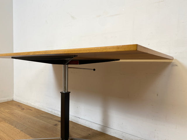 WMK I Stilvoller höhenverstellbarer 70er Jahre Designer Tisch von Wilhelm Renz I Esstisch Couchtisch Küchentisch Mittelfußtisch Schreibtisch Beistelltisch Coffee Table Vintage Berlin Leipzig Hamburg