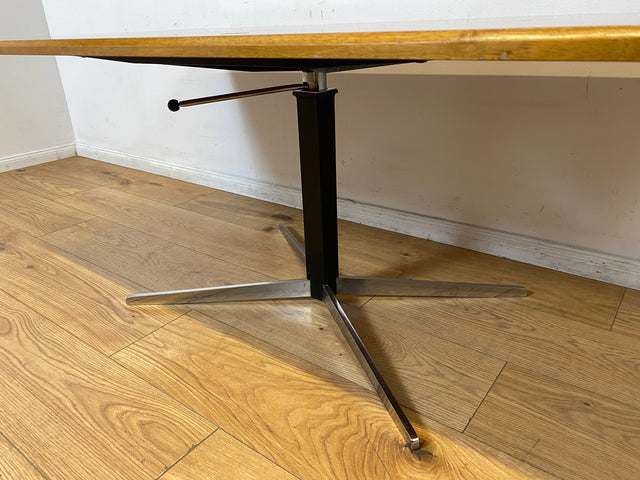 WMK I Stilvoller höhenverstellbarer 70er Jahre Designer Tisch von Wilhelm Renz I Esstisch Couchtisch Küchentisch Mittelfußtisch Schreibtisch Beistelltisch Coffee Table Vintage Berlin Leipzig Hamburg