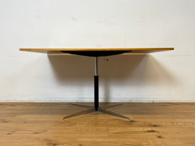 WMK I Stilvoller höhenverstellbarer 70er Jahre Designer Tisch von Wilhelm Renz I Esstisch Couchtisch Küchentisch Mittelfußtisch Schreibtisch Beistelltisch Coffee Table Vintage Berlin Leipzig Hamburg