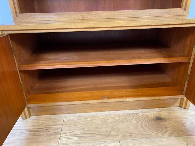 WMK # Schöner & gut erhaltener hoher modularer Mid-Century Bücherschrank aus 1958 von WK Möbel mit verstellbaren Regalböden # Regal Bücherregal Schrank Sideboard Kommode Wohnzimmerschrank Vintage 50er