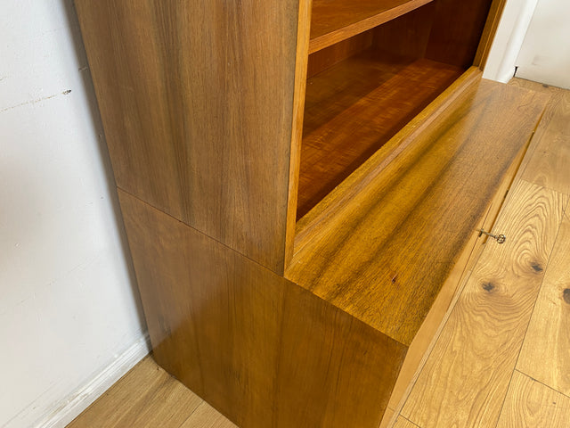 WMK # Schöner & gut erhaltener hoher modularer Mid-Century Bücherschrank aus 1958 von WK Möbel mit verstellbaren Regalböden # Regal Bücherregal Schrank Sideboard Kommode Wohnzimmerschrank Vintage 50er