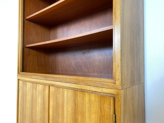WMK # Schönes & gut erhaltenes hohes modulares Mid-Century Highboard aus 1958 von WK Möbel mit Schubladen & Regal # Bücherschrank Bücherregal Schrank Sideboard Kommode Wohnzimmerschrank Vintage 50er