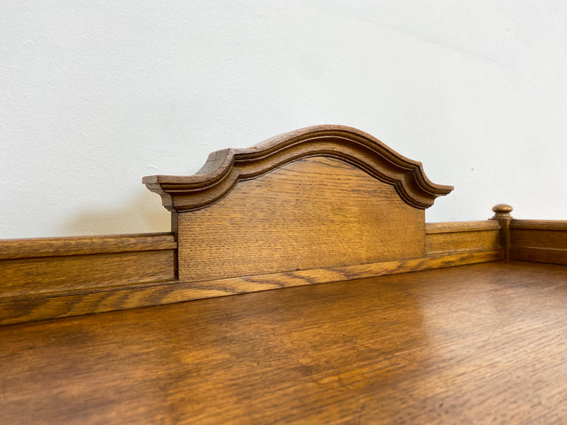 WMK # Sehr gut erhaltene nordische antike Anrichte, Vollholz, mit Schublade & Ablagen # Beistelltisch Holztisch Küchenschrank Küchenregal Geschirrschrank Kommode Konsole Flurkommode Jugendstil Vintage