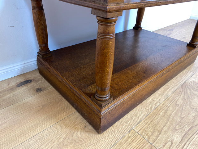 WMK # Sehr gut erhaltene nordische antike Anrichte, Vollholz, mit Schublade & Ablagen # Beistelltisch Holztisch Küchenschrank Küchenregal Geschirrschrank Kommode Konsole Flurkommode Jugendstil Vintage