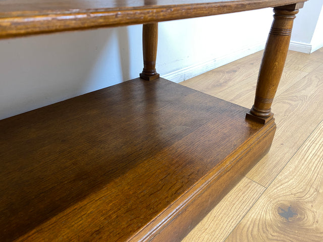 WMK # Sehr gut erhaltene nordische antike Anrichte, Vollholz, mit Schublade & Ablagen # Beistelltisch Holztisch Küchenschrank Küchenregal Geschirrschrank Kommode Konsole Flurkommode Jugendstil Vintage