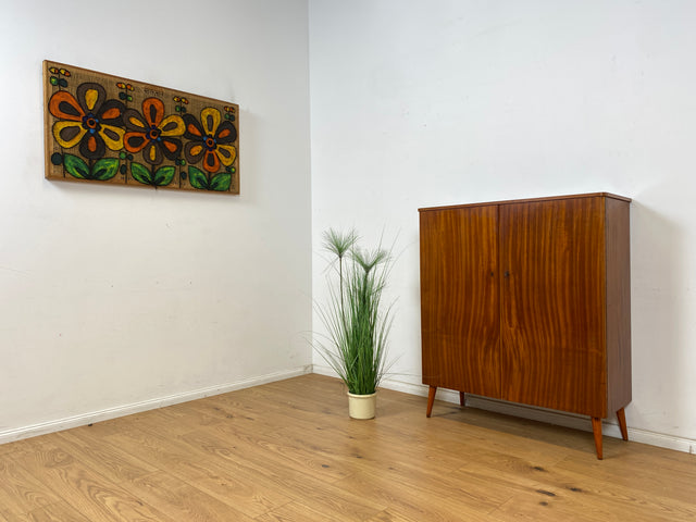 WMK Stilvoller, hochwertiger und gut erhaltener skandinavischer Wäscheschrank aus vollem Holz mit Schubladen # Schrank Kleiderschrank Highboard Kommode Wäschekommode Sideboard Mid-Century Vintage 50er