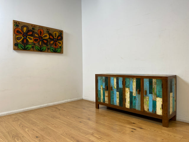 Boatwood by WMK I Nachhaltiges Sideboard handgefertigt aus altem Bootsholz