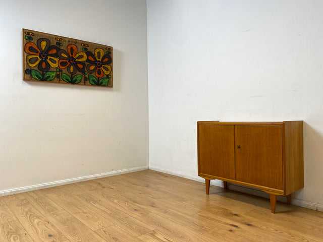 WMK I Stilvolle helle Mid-Century Kommode in Eiche, bau ähnlich mit VEB Hellerau I Sideboard Schrank Wäschekommode Anrichte TV Bank Schuhschrank Flurkommode 60er Vintage DDR Berlin Essen Regensburg