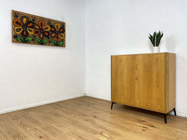 WMK Gut erhaltener Designerschrank mit Korpus 430/70 aus 1970 von Joachim Nebelung für VEB Hellerau auf neuen Metallfüßen # Highboard Kommode Wäscheschrank Wäschekommode Schrank Vintage Mid-Century