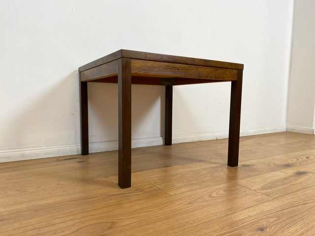 WMK Stilvoller & sehr gut erhaltener skandinavischer Couchtisch in Palisander mit kunstvoll gestalteten Fliesen # Wohnzimmertisch Fliesentisch Coffee Table Danish Design Mid-Century Vintage 60er 70er