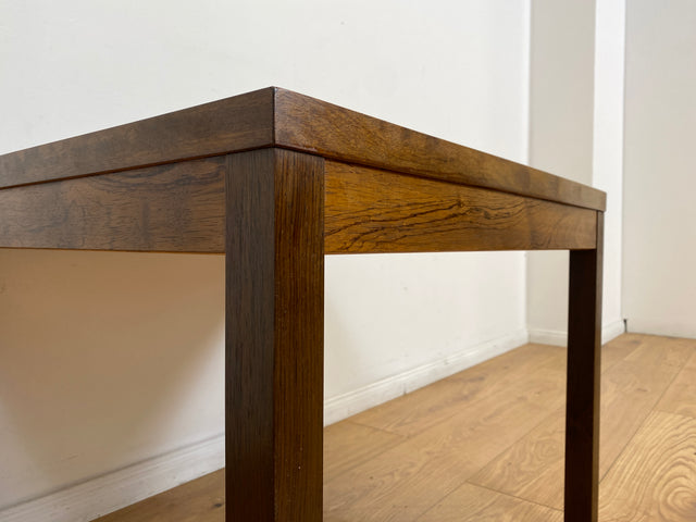 WMK Stilvoller & sehr gut erhaltener skandinavischer Couchtisch in Palisander mit kunstvoll gestalteten Fliesen # Wohnzimmertisch Fliesentisch Coffee Table Danish Design Mid-Century Vintage 60er 70er