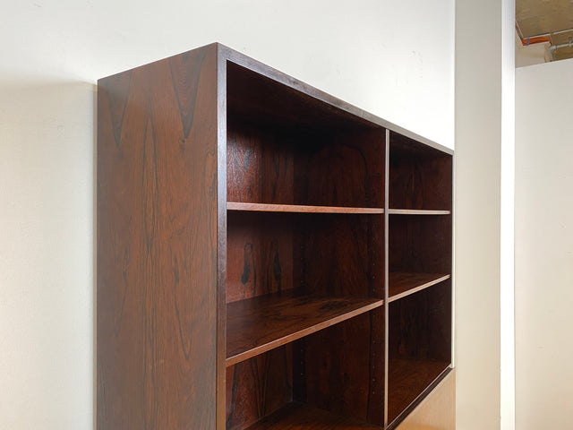 WMK I Stilvoller skandinavischer Mid-Century Designer Schreibschrank by Omann Junior in Palisander I Sekretär Bücherregal Regal Highboard Sideboard Schrank Schreibtisch Rosewood Danish Design Vintage