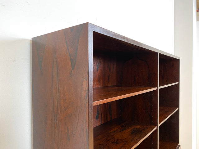 WMK I Stilvoller skandinavischer Mid-Century Designer Schreibschrank by Omann Junior in Palisander I Sekretär Bücherregal Regal Highboard Sideboard Schrank Schreibtisch Rosewood Danish Design Vintage