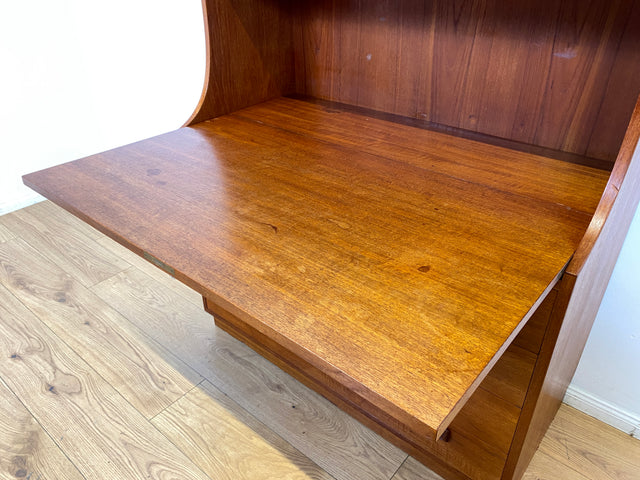 WMK I Seltener skandinavischer Mid-Century Designer Sekretär von Børge Mogensen , Vollholz in Teak I Schreibschrank Schreibtisch Desk Kommode Danish Design Vintage Teakholz Berlin Dresden München