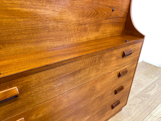 WMK I Seltener skandinavischer Mid-Century Designer Sekretär von Børge Mogensen , Vollholz in Teak I Schreibschrank Schreibtisch Desk Kommode Danish Design Vintage Teakholz Berlin Dresden München