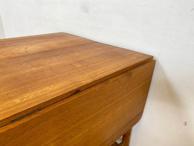 WMK I Besonders schöner skandinavischer Mid-Century Nähtisch auf Rollen & aufklappbar I Beistelltisch Kommode Nähkommode Schminkkommode Schminktisch Ablage Servierwagen Vintage Berlin Bielefeld Celle