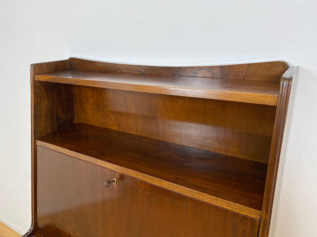 WMK # Stilvoller skandinavischer Mid-Century Sekretär aus vollem Holz mit stabiler Schreibfläche und Schubladen # Schreibtisch Schreibschrank Desk Schubladenkommode Kommode Wäschekommode Vintage 60er