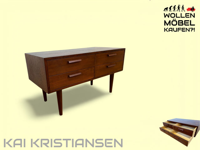 WMK # Besonders gut erhaltenes skandinavisches Mid-Century Designersideboard von Kai Kristiansen für FM Møbler, Vollholz in Palisander # Kommode TV-Lowboard TV-Bank Rosewood Danish Design Vintage 60er