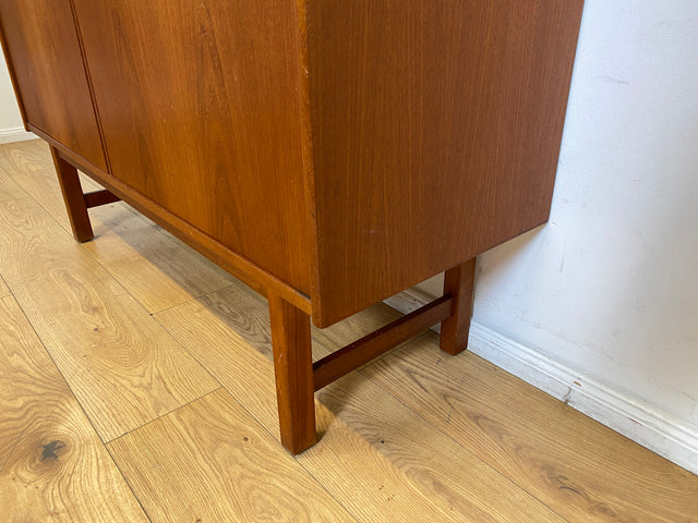 WMK I Stilvolles skandinavisches Teakholz Designer Sideboard I Tage Olofsson für Ulferts I Kommode Schrank Anrichte Highboard Schuhschrank Danish Design Vintage Mid-Century Teak Berlin Hamburg Köln